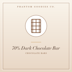 70% Dark Chocolate Bar