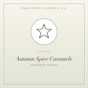 Autumn Spice Caramels